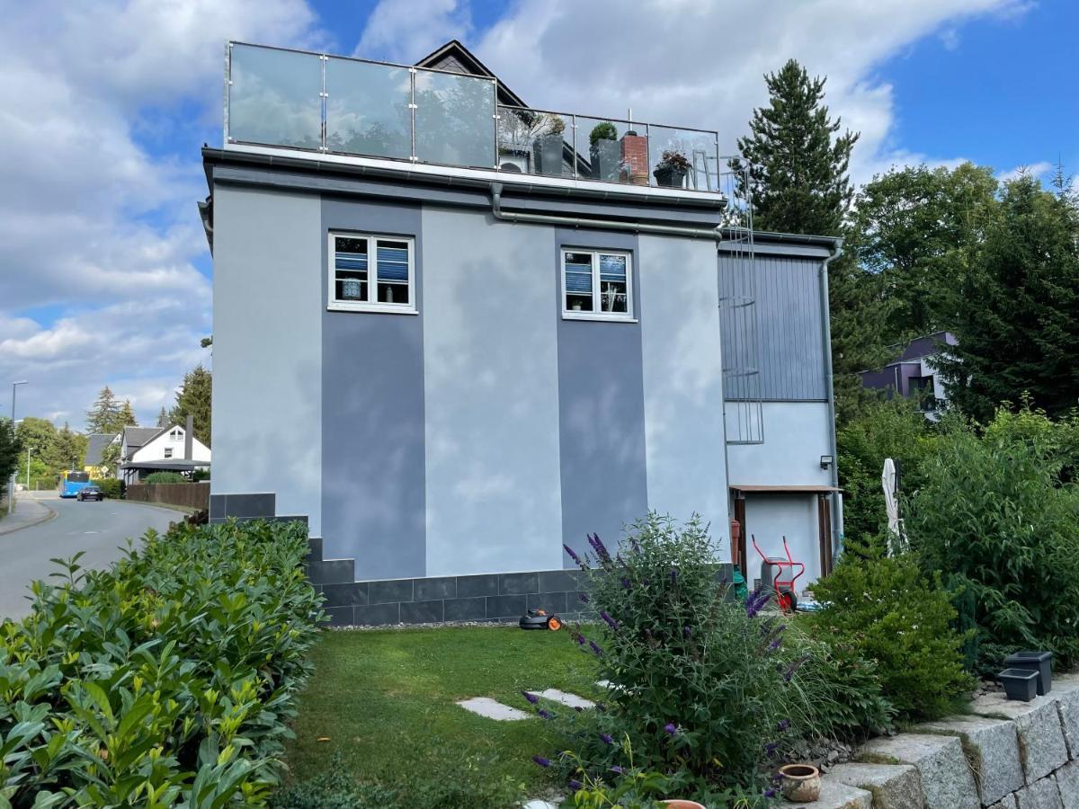 Ferienhaus Villa Adelsberg Mit Dachterrasse In Zentraler Lage Fuer Bis Zu 10 Personen Chemnitz Exteriör bild