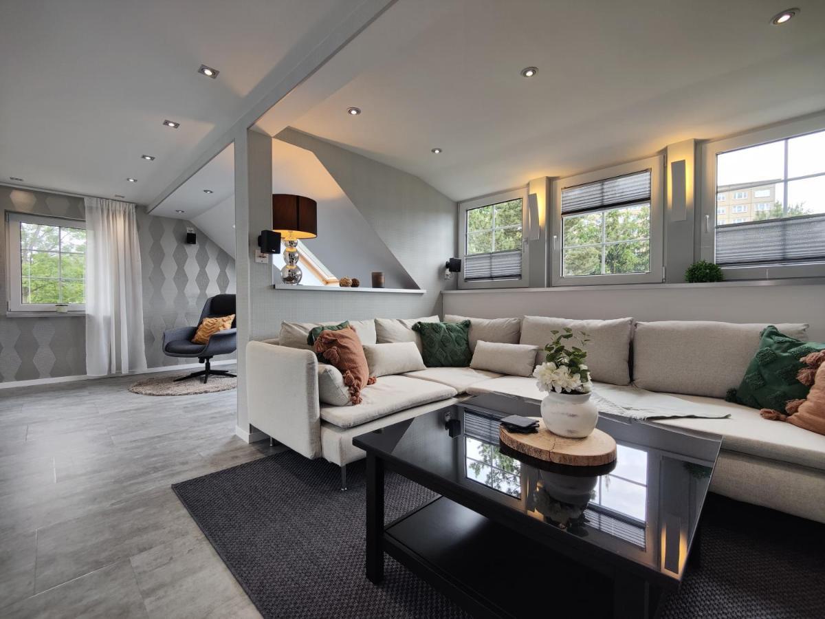 Ferienhaus Villa Adelsberg Mit Dachterrasse In Zentraler Lage Fuer Bis Zu 10 Personen Chemnitz Exteriör bild